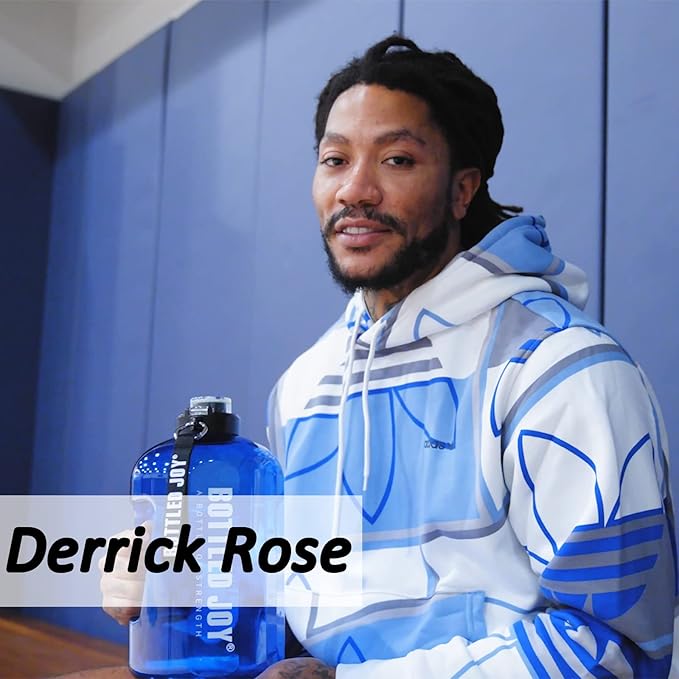 Water Bottle with Time Markings, 2.5 Litre Sports Water Bottle with Handle Leakproof Reusable & BPA Free, Flip Cap with Cleaning Brush Daily Water Intake Bottle Ideal for Gym Office