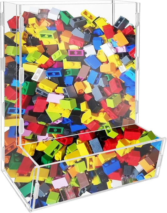 Wall Toy Dispenser, Toy Car Organizer, Hanging Organizer and Storage Bin for Children's Room, Toy Storage for Blocks, Cars, Snacks, Darts