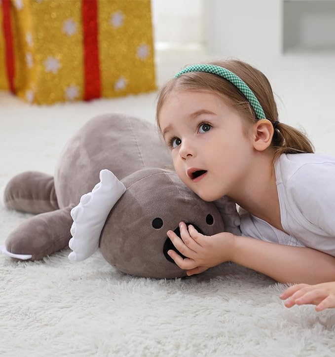 24" 4.2lbs Koala Weighted Stuffed Animals,Cute Cuddle Plushie Toy Weighted Koala Plush Throw Pillow for Children Kids Adults(Koala)