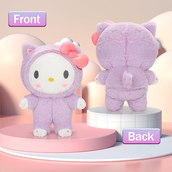 Cute Plushie Plush Toys - Soft Cat Soft Plush Pillow, Cute Plush Toy for Kids Girls Fans, Soft Animal Figure Kids Gifts and Birthday Gifts