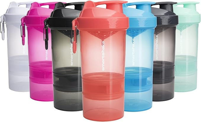 Smartshake Original 2GO, 20 oz Shaker Cup, Mint Green (Packaging May Vary)