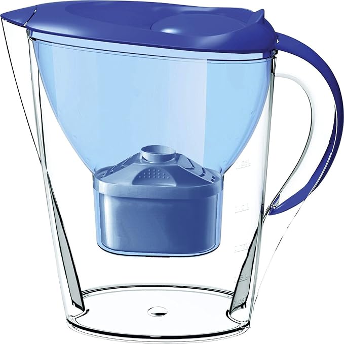 The Alkaline Water Pitcher - 2.5 Liters, Free Filter Included, 7 Stage Filteration System To Purify and Increase PH Levels