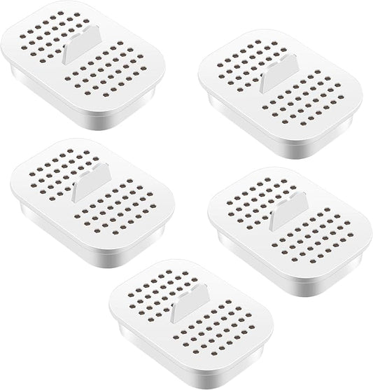 5 Pack Water Pitcher Dispenser Filter Replacement, Compatible with Nakii Filter Pitcher NFP-100, Reduces Chlorine, Sediment, Color and Odor, Replacement Filters for Pitcher