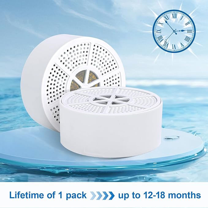 ASPMIZ Shower Filter Replacement Cartridge, Bath Filter for Tub Replacement for Healthier Softer Smoother Skin, Bathtub Water Purifier TubFilter Shower 8 Stages for Tub Faucet Replacement Cartridge