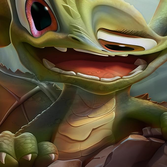 AILONEN Cartoon Dinosaur Shower Curtain for Kids,Funny Green Dinosaur Shower Curtain for Bathroom,Girls,Cute Animal Shower Curtain Set with Hooks,72" W*84" H