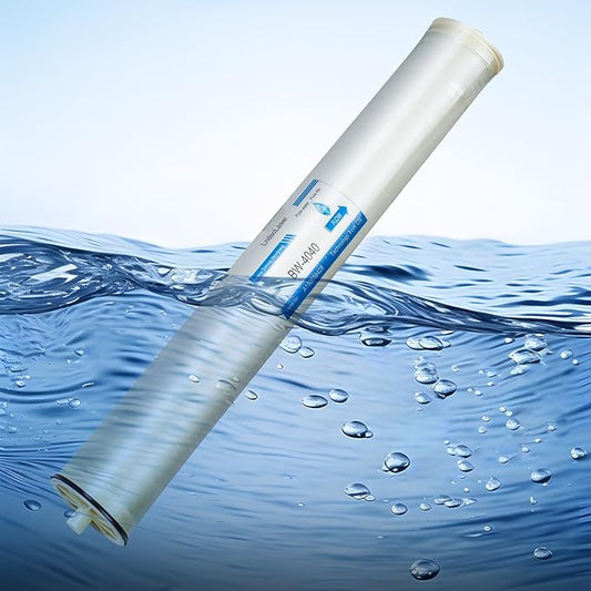 BW-4040 RO Membrane, BW 4040 Reverse Osmosis Membrane for Brackish Water Treatment, Desalination, Commercial, Industrial, Agricultural, Reverse Osmosis Replacement Filters 4" X 40"