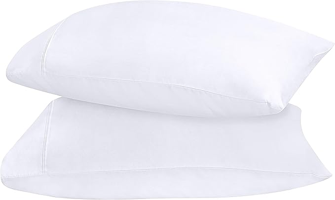 Utopia Bedding King Standard Pillow Cases - 2 Pack - Envelope Closure - Soft Brushed Microfiber Fabric - Shrinkage and Fade Resistant Pillow Covers 20 X 36 Inches (King Standard, White)