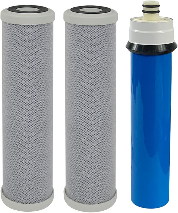 Compatible Replacement Filter Set With Membrane(TFC-RS9-50) for Rainsoft UF50 21179 Reverse Osmosis System