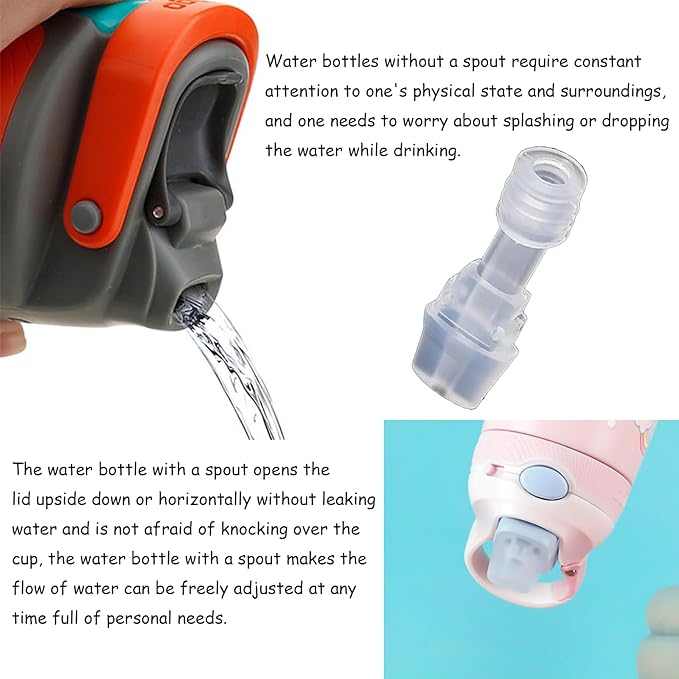 5 Pack Replacement Spout for Contigo Aubrey Kids Water Bottle,Silicone Mouthpiece Replacement for Contigo Kids Water Bottle,Replacement Parts for Contigo Water Bottle