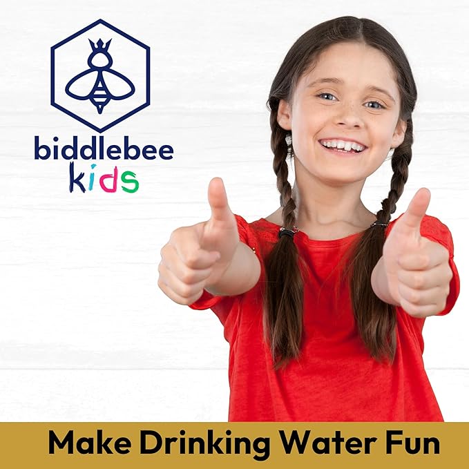 Kids Water Bottle with Chug Lid & Easy Carry Handle | 24oz BPA-Free Tritan Bottles with Leakproof Cap | Reusable & Durable for Girls, Boys, School & Sports | Made in USA