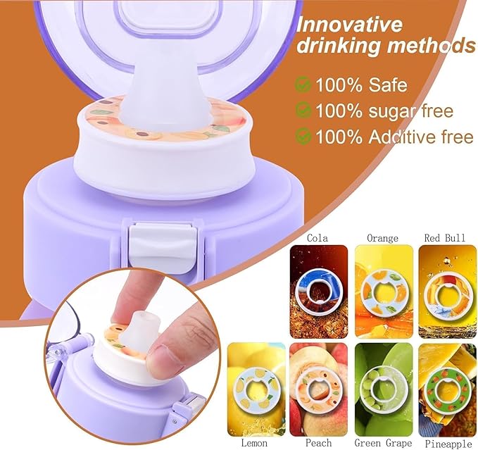 Air Water Bottle, 32 oz Motivational Water Bottles with Time Marker-BPA Free, Air Water Bottle with 5 Flavor Pods, 0% Sugar Water Cup Suitable for Outdoor Sport,Gifts From Friends, Birthday Gifts