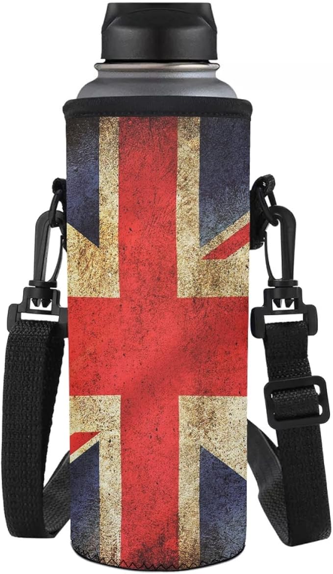 Jndtueit Basketball Water Pouch Holder, Soccer Bottle Cooler Cover Holder Strap for Outdoor Sports Gym Camping Walking