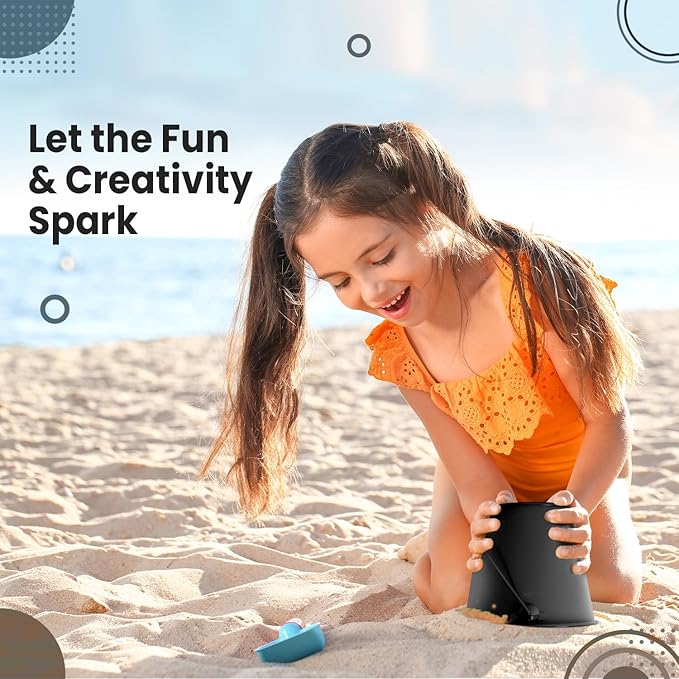 Small Metal Buckets with Handle 6 Pcs – Galvanized Bucket Leak Proof & Rust Resistant 48 fl oz Capacity - Best for Party Décor, Halloween & Decorating Classrooms (Black, Large 6.3" Top)