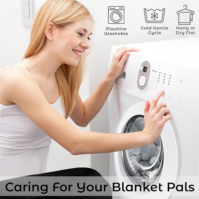 Grey Elephant Baby Security Blanket Loveys for Babies Girls, 16" Soft Baby Lovey Blanket, Baby Snuggle Stuffed Animals Blankie, Baby Girls Gifts for Infant and Toddler