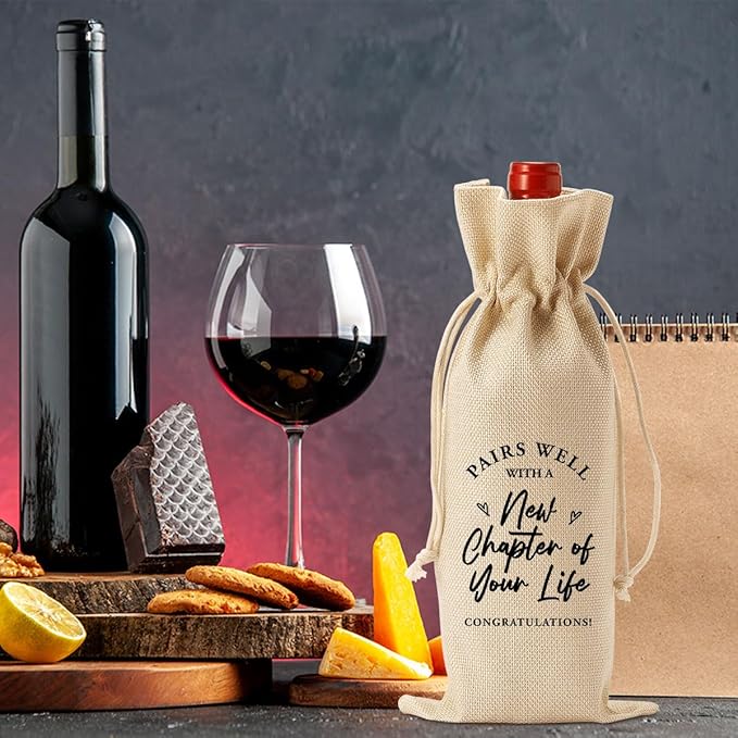New Beginning New Business Owner Gifts for Women Farewell Gifts for Coworkers Going Away Gifts for Coworkers Women Moving Away Gifts for Friends coworker Leaving Gifts for Women New Chapter Wine Bag