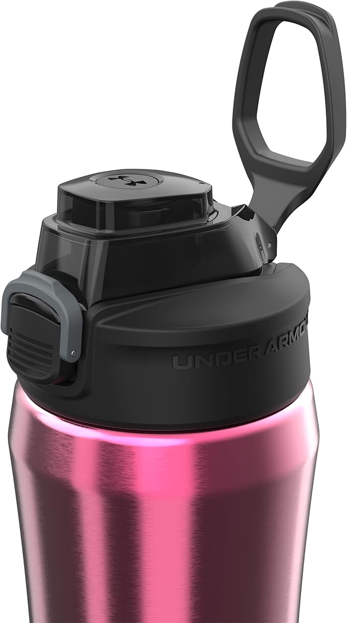 Under Armour 18oz Beyond Stainless Steel Water Bottle, Vacuum Insulated, Self Draining Protective Cap, Leak Proof, For Kids & Adults, All Sports, Gym