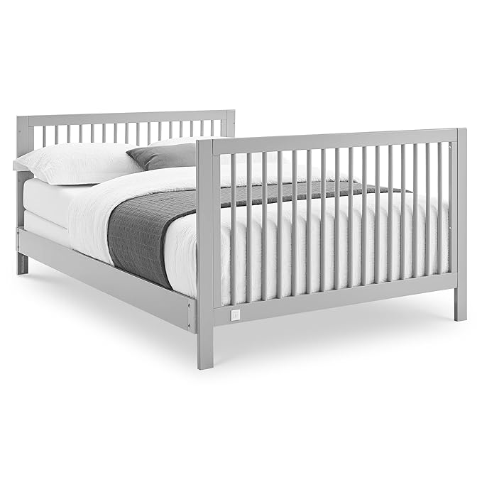 GAP babyGap Charlie 6-in-1 Convertible Crib - Greenguard Gold Certified, Grey