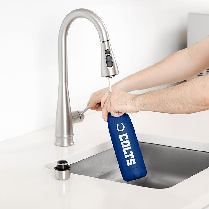 FOCO NFL unisex-adult NFL Team Logo Wordmark Chill Water Bottle