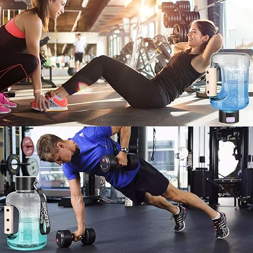 Hydrogen Water Bottle 1.5L Large Capacity, Portable Hydrogen Water Bottle Generator, Rechargeable 6Min Electrolysis Water Ionizer Machine Suitable for Outdoor Sports, Travel, Office, Gift for Love