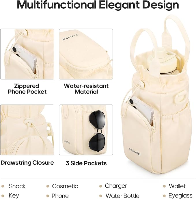 Insulated Water Bottles 40 oz with 2 Leak Proof Lids & Water Bottle Holder, Wide Mouth Sport Water Bottle with Straw, Reusable Stainless Steel Water Flask, Double Walled Vacuum Thermos