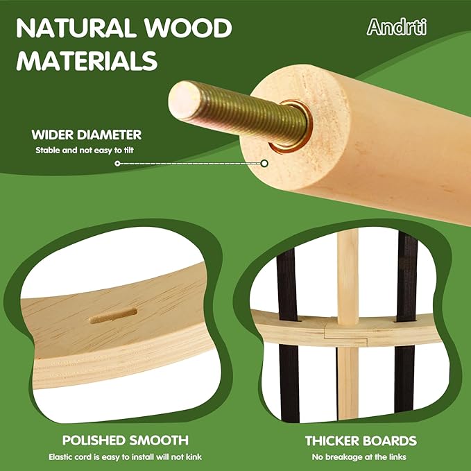 Stuffed Animal Storage, Wood Stuffed Animals Zoo Storage Cage Organizer with Wider Elastic Band and 360° Wheels,Vertical Animals Toy Organizer for Nursery Playroom and Bedroom