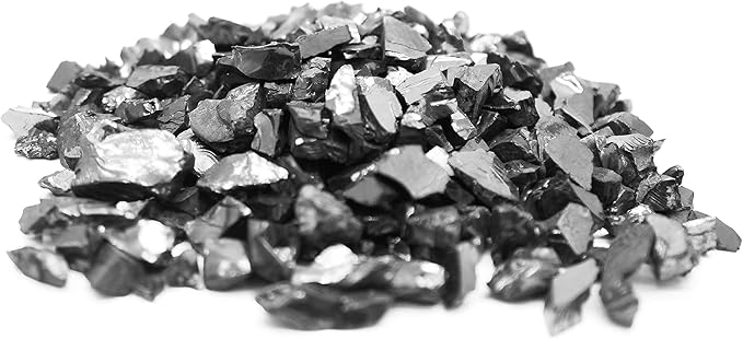 Karelian Heritage Elite Shungite Rocks for Water Purification & Filtering 0.2 lb | 0.1-0.2 oz per Stone | Certified Natural Authentic Shungite Stones from Karelia | Jewelry Making REB10