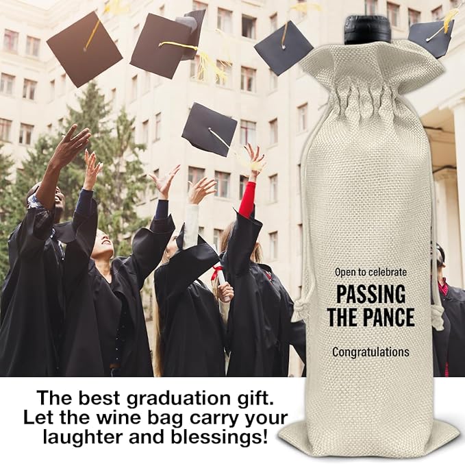 Graduation Wine Bag Med School Farewell Graduation Gifts Wine Bag Gift for Doctor Nurse Practitioner Future Physician Assistant