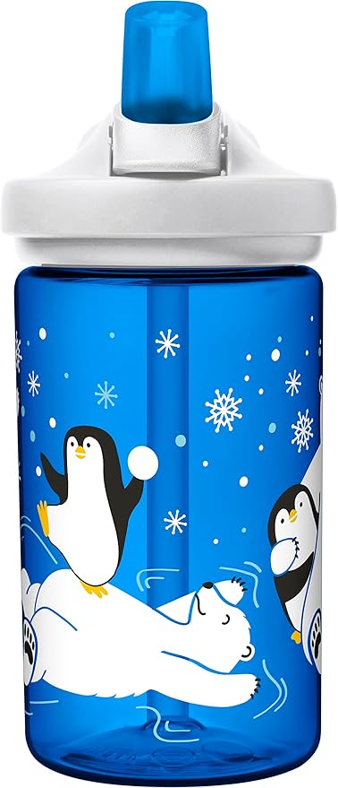 CamelBak Eddy+ 14oz Kids Water Bottle with Tritan Renew – Straw Top, Leak-Proof When Closed - Limited Edition Colors