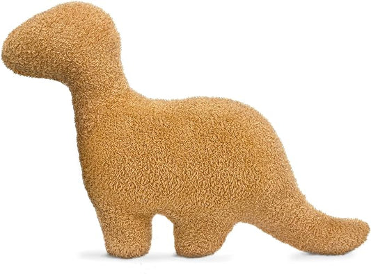 Dino Nugget Pillow Birthday Gifts for Boys Girls, Dinosaur Chicken Nuggets Pillow Plush Funny Gifts for Teens, Dinosaur Stuffed Animal Cute Dinosaur Gifts for Kids Aduls (Small, Brontosaurus)