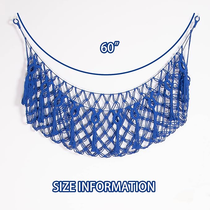 Stuffed Animal Net or Hammock Wall Hanging Net for Stuffed Animal Storage Macrame Toy Display Plush Toy Holder Soft Toy organizer for Nurery Kidroom Playroom