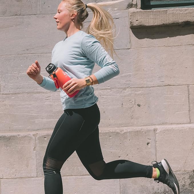 Farsea Insulated Water Bottle With Paracord Handle, Protective Silicone Boot and 2 Lids (Straw Lid & Spout Lid), Stainless Steel Water Bottle Wide Mouth, Double Wall Sweat-Proof BPA-Free, 32 oz