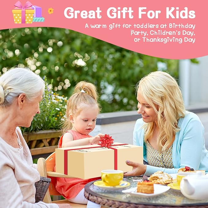 Toddler Step Stool, 2 Step Stool for Kids with Anti-Slip Surface and Rubber Bottom, Kids Step Stool Poop Stool for Toilet Potty Training, Bathroom, Kitchen (Include 2 Ducks)