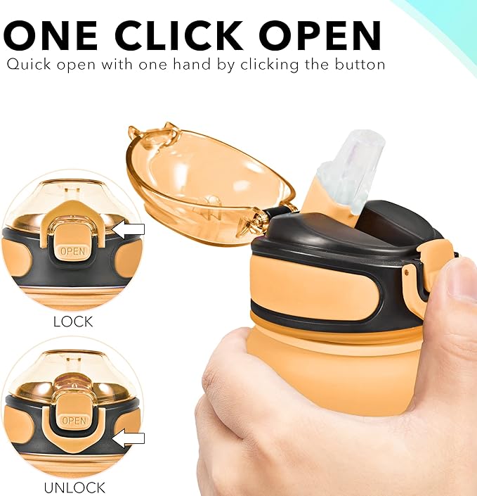 Enerbone 32 oz Drinking Water Bottle with Times to Drink and Straw, Motivational with Carrying Strap, Leakproof BPA & Toxic Free, Ensure You Drink Enough Water for Fitness Gym Outdoor