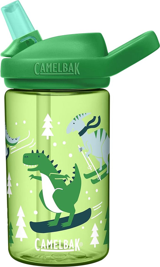 CamelBak Eddy+ 14oz Kids Water Bottle with Tritan Renew – Straw Top, Leak-Proof When Closed - Limited Edition Colors