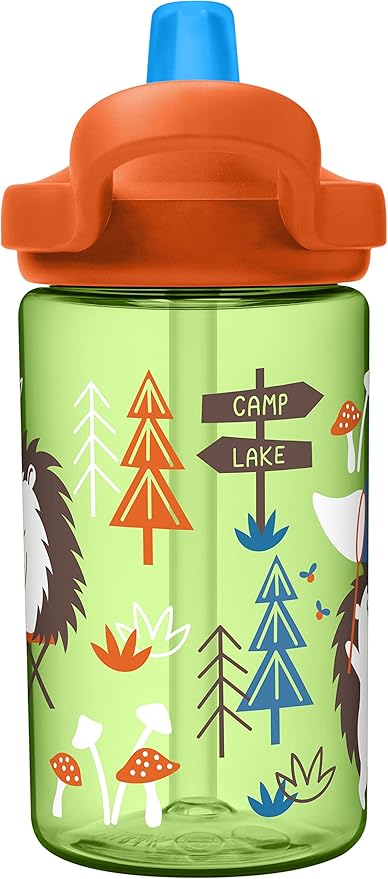 CamelBak Eddy+ 14oz Kids Water Bottle with Tritan Renew – Straw Top, Leak-Proof When Closed - Limited Edition Colors
