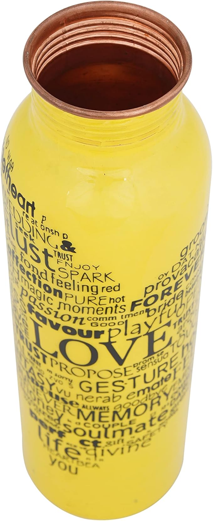 Craft Trade Copper Ayurveda Copper Water Bottle for Drinking – 32oz Antique Multicolor Pure Copper Water Bottle – Travel Water Bottle for Gym, Office, Hiking, Outdoor – Ayurvedic Water Bottle