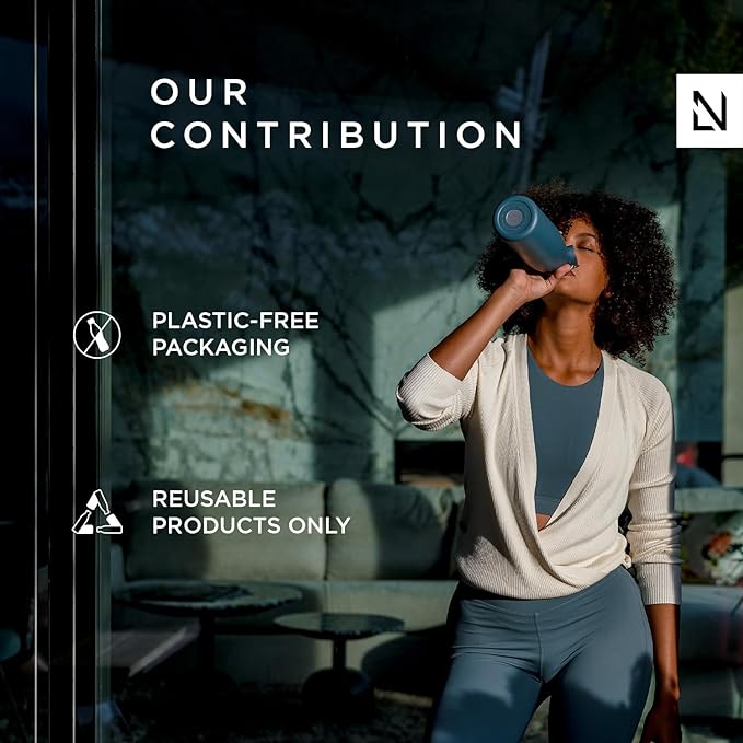 LARS NYSØM Stainless Steel Insulated Water Bottle 12oz 17oz 25oz 34oz 51oz | BPA-free Insulated Thermo Flask for Hot and Cold Beverages | Leakproof Drinking Bottle (Pumpkin Orange, 25oz)