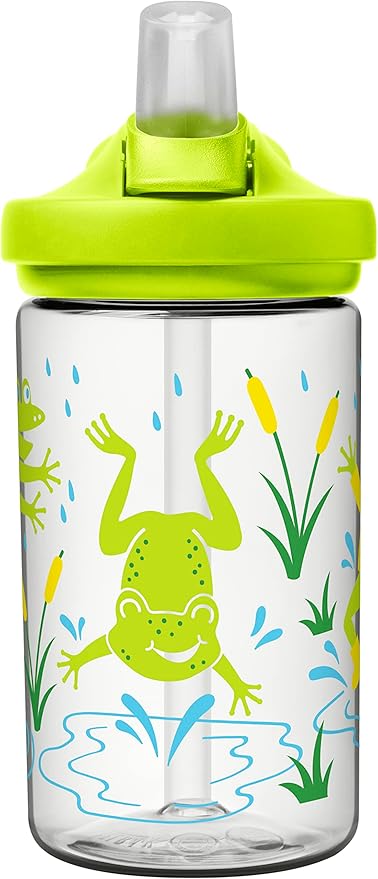 CamelBak Eddy+ 14oz Kids Water Bottle with Tritan Renew – Straw Top, Leak-Proof When Closed - Limited Edition Colors