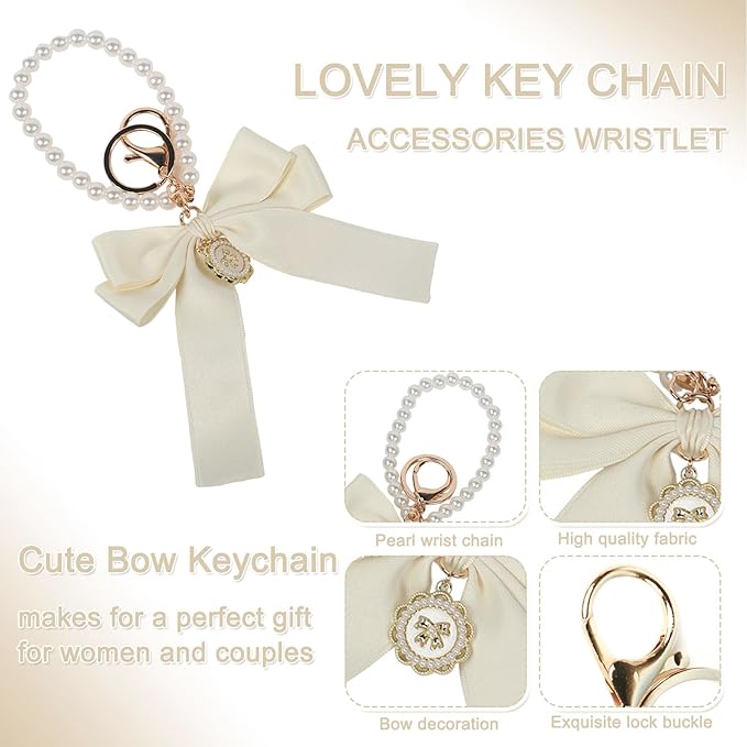 Stanley Cup Accessories Set- Water Bottle Handle Strap, Stanley Cup Protective Silicone Boot, Bow Design Stanley Charms for Stanley Cup 40oz /30 oz Tumbler (white)