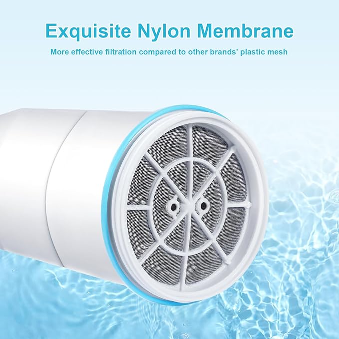 VIPHASES 8 Pack ZR-001 ZR-017 ZR-004 6-Stage Replacement Water Filters, Replacement for Pitchers and Dispensers, Advanced 0 TDS System to Removes 99.99% Lead, Chlorine, Fluoride, PFOA/PFOS