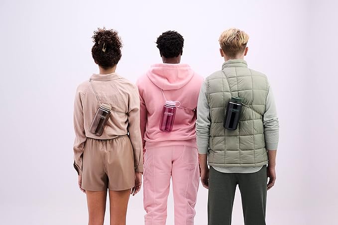 Nalgene Sustain Tritan BPA-Free Water Bottle Made with Material Derived from 50% Plastic Waste, 32 OZ, Wide Mouth, Cherry Blossom