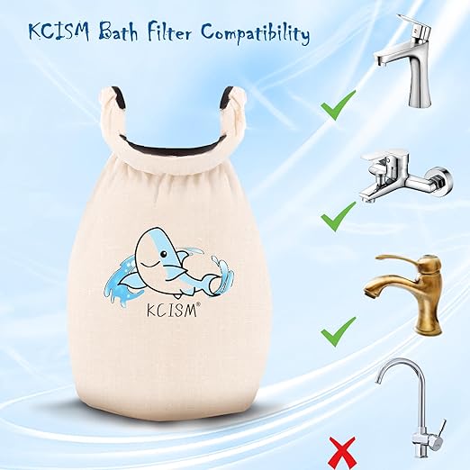 Bath Filter for Tub - Bath Tub Filter for Sensitive Skin - Contains Minerals to Nourish Hair and Skin - Chlorine Filter