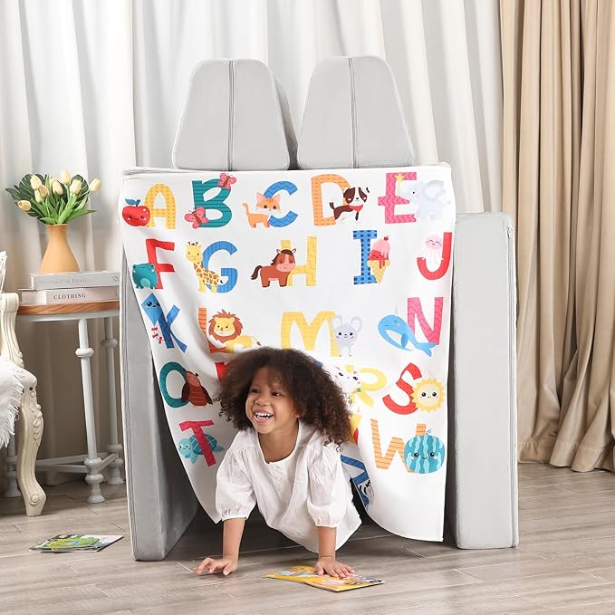 Play Panels for Kids Foam Play Couch, Funny ABC