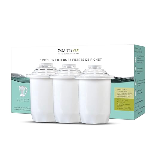 Santevia Water Systems Pitcher Filter (3 Pack) , White - (P422)