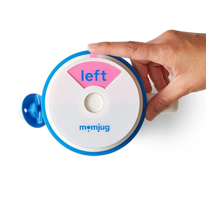 breastfeeding water bottle, 50oz (Blue with Breast Indicator Dial)