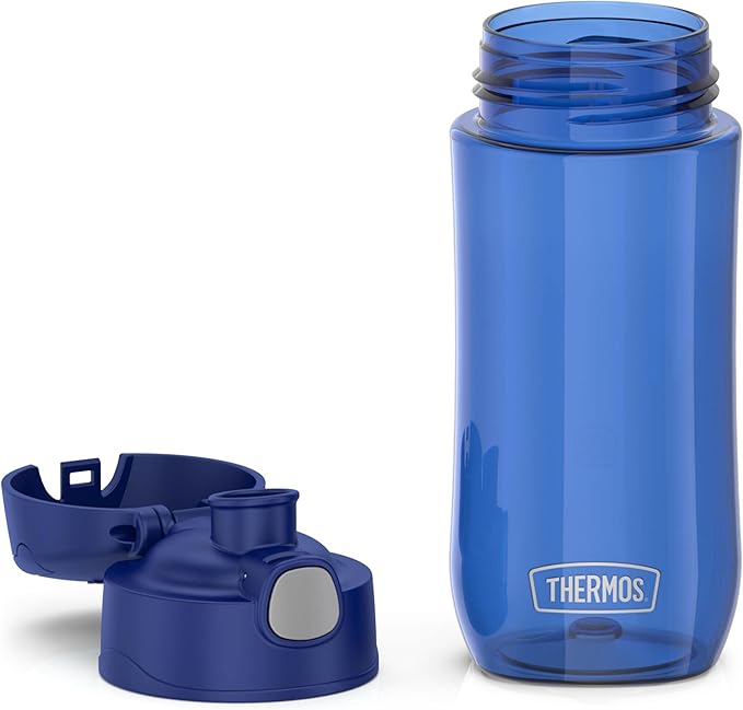 THERMOS FUNTAINER 16 Ounce Plastic Hydration Bottle with Spout, Blueberry