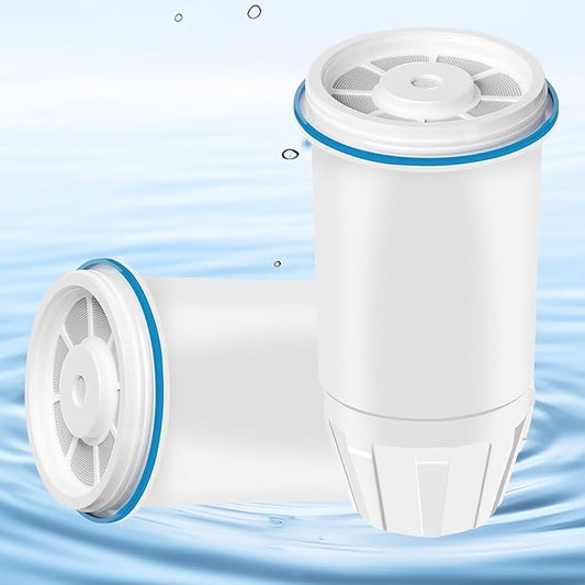 Water Filter Replacement for Zero Water Pitcher and Dispenser -0 TDS Easy Reduce Lead, Chromium, PFOA/PFOS in ZR-001 ZR-017 ZR-004 ZP-006 ZD-013 ZS-008 (Pack of 2)