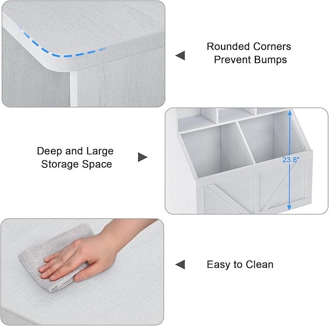 Kids Bookshelf and Toy Storage, Kids Toy Storage Organizer, Toy Storage Cabinet with Toy Shelf, Toddler Bookshelf Toy Organizer and Storage Bins for Playroom, Bedroom, Nursery, Classroom, Daycare