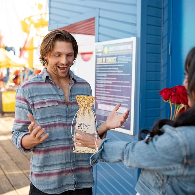 Divorce Gifts Divorce Party Decorations New Beginnings Gifts Wine Bag for Women Men Friend Coworker Bestie Her Him Congratulations Bachelorette Party Wine Bags