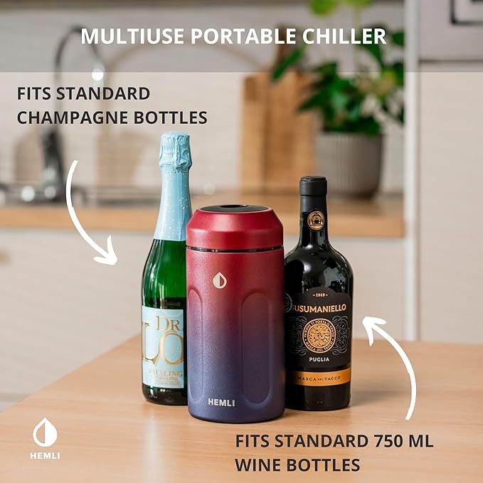 Wine Chiller, Wine Bottle Chiller, Wine Bottle Cooler, Wine Chiller Sleeve, Wine Cooler Holder, Champagne Chiller, Wine Gift Ideas